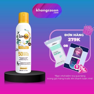 Kem Chống Nắng Lovea SPF 50 Dạng Xịt 200ml - Khongcoson