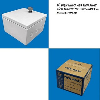tủ điện nhựa ABS chống nước 20cmX20cmX13cm