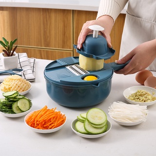 Bộ Nạo Bào Sợi Rau Củ Đa Năng 12 Chi Tiết Chất Liệu Nhựa Lúa Mạch Cao Cấp An Toàn Dễ Sử Dụng