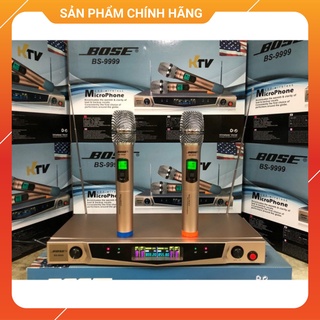 [Mã 273ELHA100K0 hoàn 7% đơn 500K] Micro Không Dây BOSE BS9999 Cao Cấp - Vàng Kim Sang Trọng Âm Thanh Cực Hay