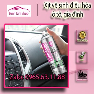 1 Thùng ( 12 chai ) Xịt vệ sinh điều hoà FLamingo F020 - 500ml