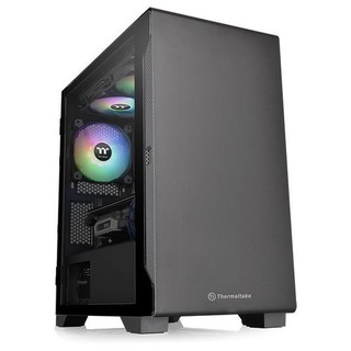 [Mã 154ELSALE2 giảm 7% đơn 300K] Vỏ case Micro S100 Tempered Glass Black Thermaltake-Tặng Fan