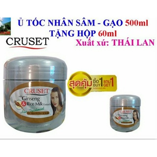 Mua 1 Tặng 1 Mua Kem ủ tóc Cruset 500ml tặng kèm hộp 60ml Mầu Bạc