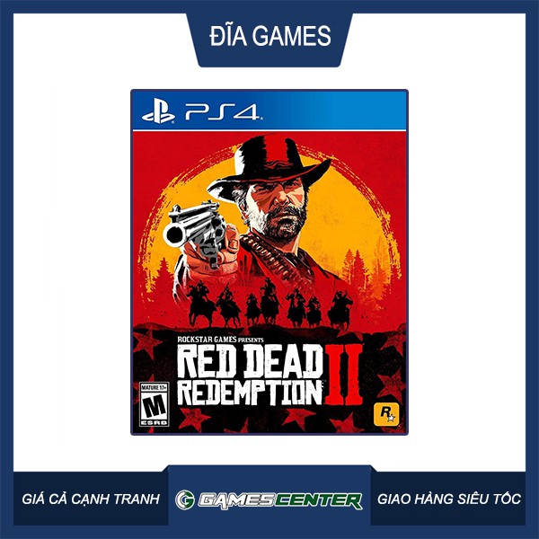 Đĩa game PS4 Red Dead Redemption 2