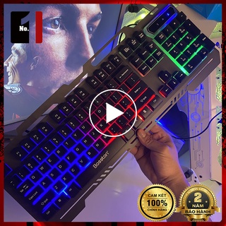 Bàn Phím Giả Cơ Gaming Máy Vi Tính Bosston K380 Led RGB Bàn Phím Dây Game Thủ Chuyên Game Laptop Pc