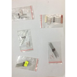 Combo 5 loại Diode zenner 1/2W: 5v1 - 12v -15v - 18v - 20v