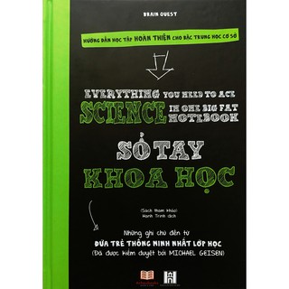 Sách Sổ Tay Khoa Học - Hướng dẫn học tập hoàn thiện cho bậc trung học cơ sở