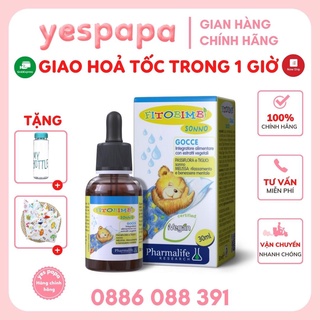 Pharmalife Fitobimbi SONNO giúp bé ngủ ngon, sâu giấc, lọ nhỏ giọt 30ml
