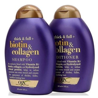 CẶP DẦU GỘI XẢ MỌC TÓC BIOTIN 385ml
