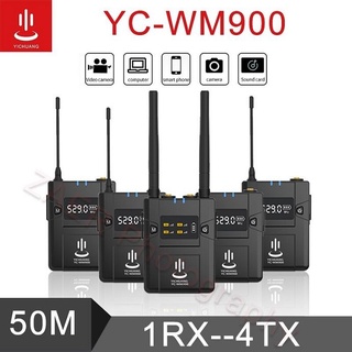Micro thu âm cài áo 4 người YCWM900