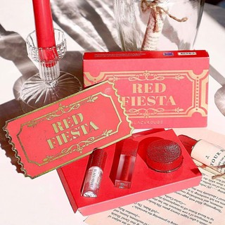 Set 3 Sản phẩm SON KEM +SON BÓNG+ NHŨ MẮT RED FIESTA EDITION