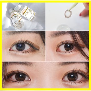 Lens Màu Nâu ANN365 Dùng 1 Năm Có Màu Tự Nhiên Từ 8 Độ - 8.5 Độ [1 Cặp]