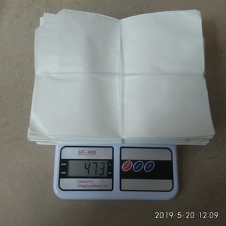 Combo 100 túi giấy trắng đựng thức ăn nhanh 16x20