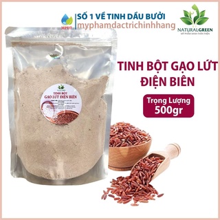 500GR Tinh bột cám gạo lứt giảm nhờn, ngừa mụn, làm trắng da, se khít lỗ chân lông