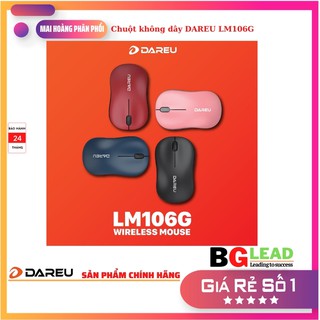 Chuột không dây DAREU LM106G - Sản phẩm chính hãng|Mai Hoàng nhập khẩu, phân phối và bảo hành toàn quốc