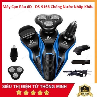 Máy Cạo Râu, Siêu Sạch Siêu Bền Model  DS-9166 - Bảo Hành 6 Tháng