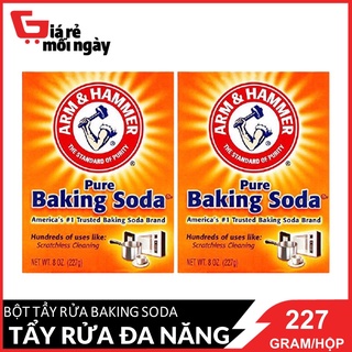 Combo 2 hộp baking soda chuyên tẩy rửa Arm &amp; Hammer 227g