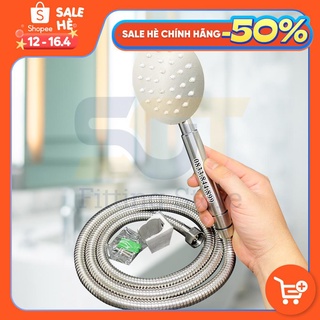 [VÒI SEN TẮM] Đầu SEN SUS 304 đầu tròn bền đẹp theo thời gian được lắp ở củ sen tắm dùng được nước nóng lạnh ST-TS11R