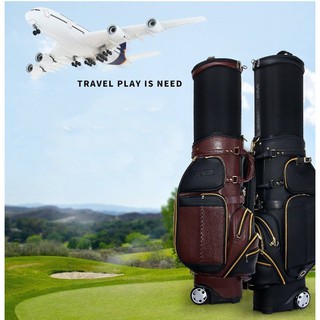 TÚI ĐỰNG GẬY GOLF HOÀN TOÀN BẰNG DA CÓ BÁNH XE - PGM QB043