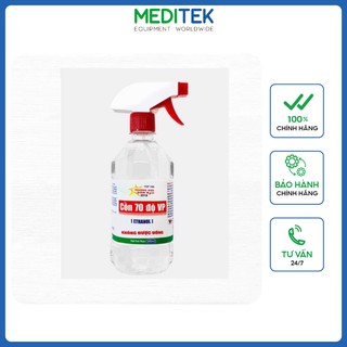 Cồn 70 độ Thuận Phát sát trùng vết thương,diệt khuẩn có vòi xịt Chai 500ml tiện dụng,an toàn, bảo vệ sức khỏe