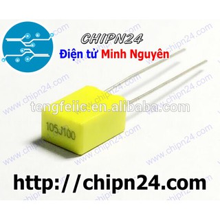 [5 CON] Tụ kẹo vàng 105 100V 105J