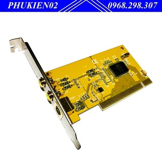 Card ghi hình AV, Svideo PCI 878A Vàng