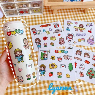 hình dán không thấm nước cute