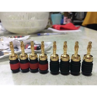 Jack bắp chuối đỏ đen mạ vàng hãng WIN Nhập khẩu. Báo giá 1 cái.