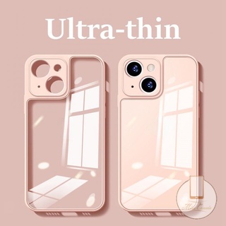 Ốp Điện Thoại Mềm Siêu Mỏng Màu Trơn Đơn Giản Cho iPhone 11 12 13 11Pro Max 12 Pro Max 13 Pro Max