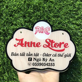 Bảng hiệu mica in thương hiệu shop của bạn - Free thiết kế theo yêu cầu