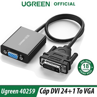 Cáp Chuyển Đổi DVI Sang VGA Ugreen 40259 Chính Hãng