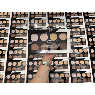 Bảng phấn tạo khối 8 màu NYX Highlight &amp; Contour Pro Palette