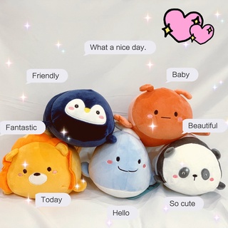 Gấu Bông Béo Xinh Nhiều Mẫu Dễ Thương - Sư Tử | Cá Voi | Cánh Cụt | Panda - Quà tặng cho bé