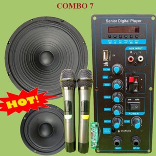 Mạch loa kéo 3 tấc đơn HA8622 - xanh có cổng guita