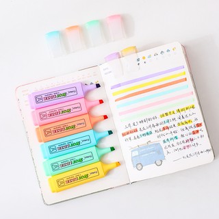 Bút Dạ Quang Đánh Dấu Highlighter Highlight Spot Liner Màu Pastel Cute