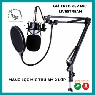 Chân đế kẹp bàn gắn mic thu âm microphone nb35