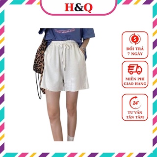 Quần Short Đùi Nam Nữ BUỘC DÂY BASIC Unisex - Huyền Quang