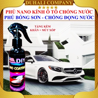 Bình Xịt Nano - Ceramic Wax - Phủ Nano Kính Ô tô - Xịt Bóng Xe Máy - Chống Nước Kính, Phủ Bóng Xe - Ceramic - DUHALI