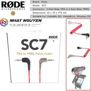 Cáp Rode SC7 3,5mm TRS sang TRRS