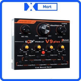 Sound Card V9 AQTA card âm thanh hát karaoke livestream
