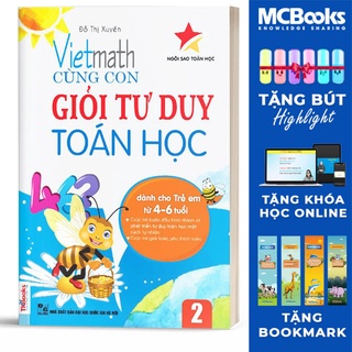 Sách - Vietmath - Cùng Con Giỏi Tư Duy Toán Học 2 - MCBooks