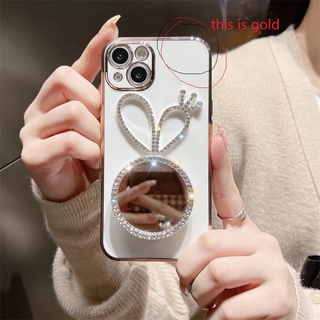 Ốp Điện Thoại Mềm Tráng Gương Hình Tròn Cho Iphone 13 pro max 12 pro max 11 pro max xs max xr x 7plus