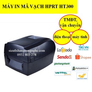 Máy Đơn Hàng TMĐT HPRT HT300 in trực tiếp hoặc in nhiệt từ điện thoại và máy tính