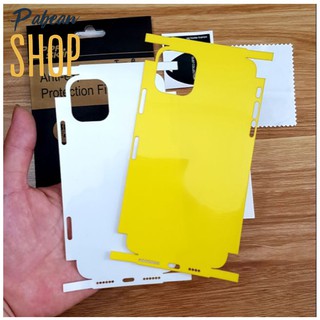 [ĐÃ CÓ 13 đủ mã] Dán lưng PPF 4 Lớp FULL lỗ loa full viền nhám (CHỐNG VÂN TAY) cho iPHONE 6 -> 13PROMAX