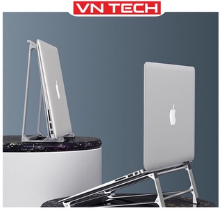 Giá đỡ nhôm p5 kê laptop 2 in 1 kê tản nhiệt kiêm đế dựng cho macbook ipad surface chính hãng