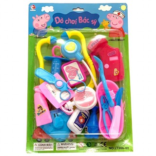 Đồ Chơi Bác Sĩ Heo Peppa Dạng Vỉ Cho Bé