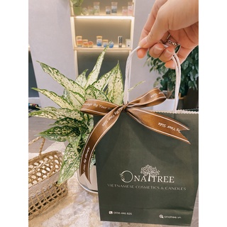 [ Set Quà Tặng Sinh Nhật] Túi Đựng Quà Logo OnaTree Kèm Nơ