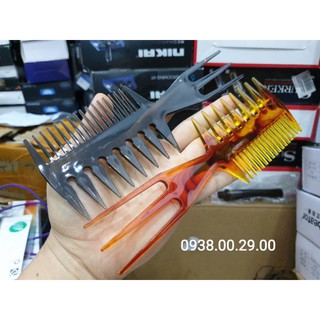 Lược Tạo Kiểu Afro Pick, Lược Chải Tóc Tạo Kiểu Trifecta.(Ảnh thật)