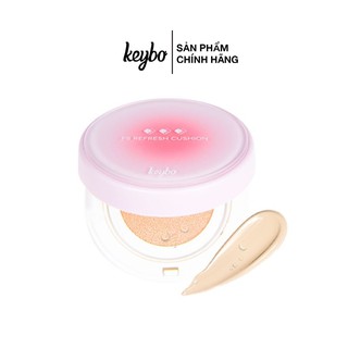 Phấn Nước KEYBO F5 Refresh Air Cushion Che Phủ, Chống Nước, Lâu Trôi, Dưỡng Trắng Da SPF50+ 15g