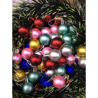 [ HCM ] NOEL - BỊCH 10 CÁI - TRÁI CHÂU MỜ LOẠI NHỎ TRANG TRÍ NOEL - KT-93